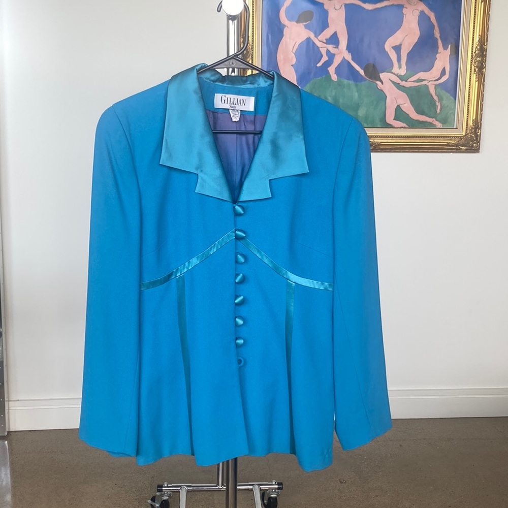 Gillian Suits | Blue Structural Jacket